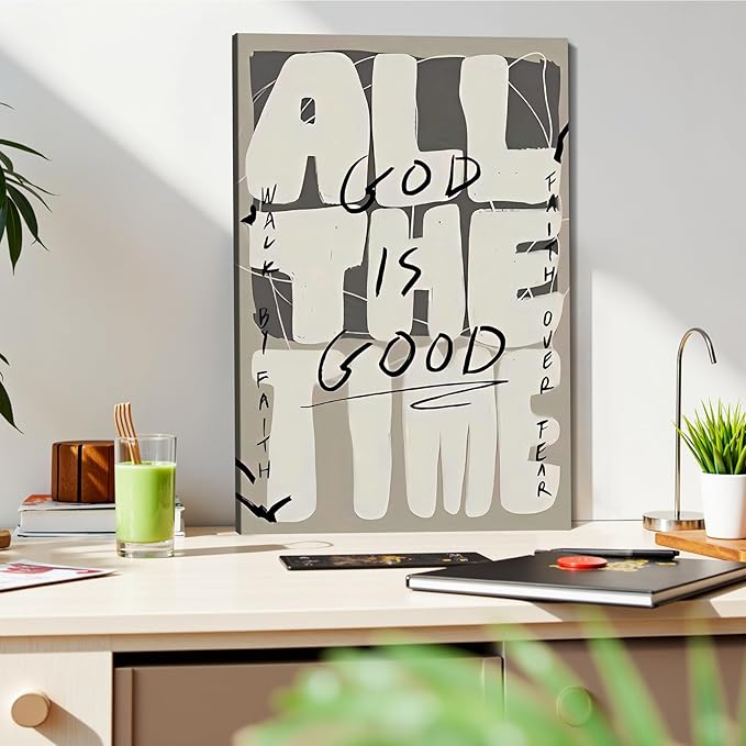 Framed Canvas Motivational Wall Art Inspirational Quote Prints Modern Wall Decor for Office Bedroom Living Room Gym Man Cave Dorm Made in USA