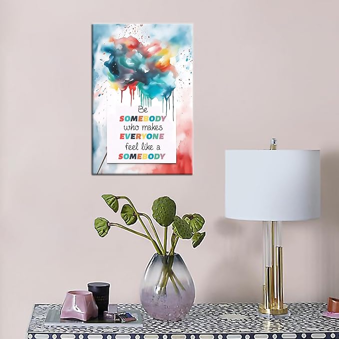 Motivational Office Canvas Wall Decor Inspirational Positive Wall Art Success Posters Prints Entrepreneur Quotes Picture Paintings Artwork Home Bedroom Framed Ready to Hang [12''Wx18''H]