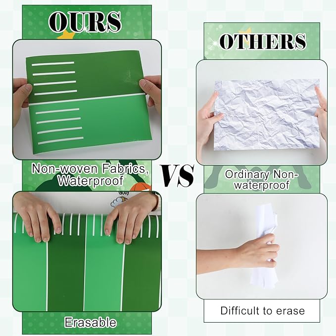 Football Bulletin Board Roll Reusable Waterproof Erasable Sport Theme Non-Woven Fabric Bulletin Board Fade Resistant Wrinkle Resistant Sports Poster for Classroom Decor Wrap Craft 15.55" x12ft