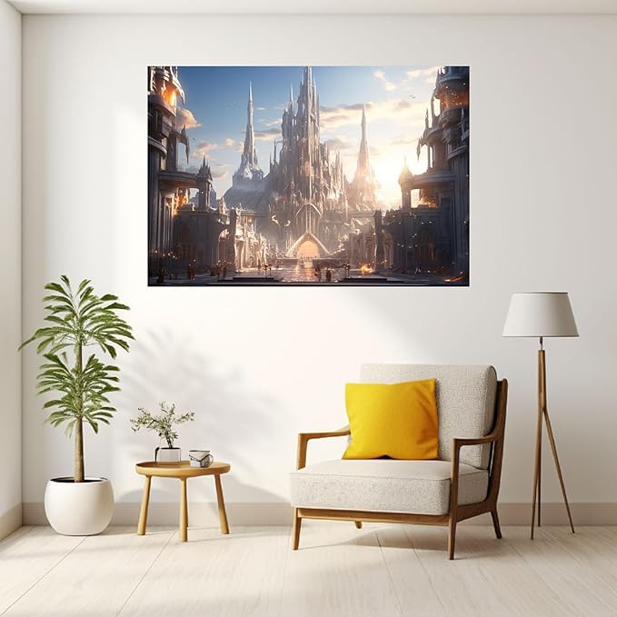 JOSUE Mens Wall Decor abstract landscape Canvas Kitchen Wall Art,Grey,white Prints Painting Decoration for Modern Living Room Bedroom Bathroom Home Art-12x16in Framed