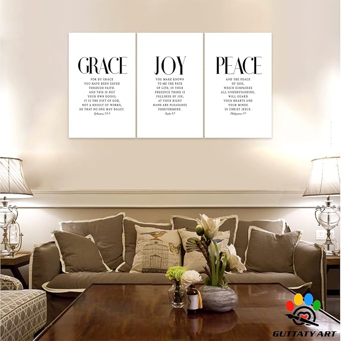 Office Wall Art-3 Panel Motivational Canvas Art for Home Office, Positive Quote Wall Decor, Entrepreneur Words Poster Frame 20'x30'x3Pcs