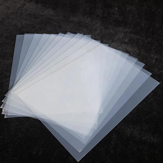 8.5 x 11 Inch Waterproof Inkjet Transparency Film for Silk Screen Printing (100 sheets)