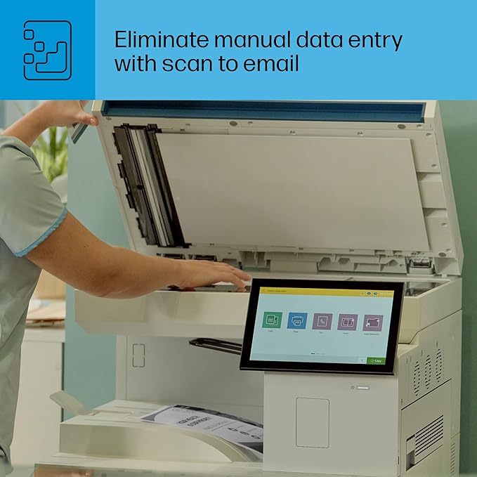 HP Laserjet Enterprise 8601dn Multifunction Monochrome Printer, Scanner, Copier, Duplex, Best for Office (9S186A)