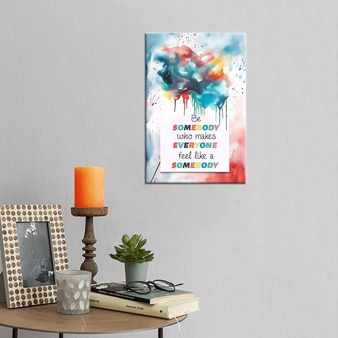 Motivational Office Canvas Wall Decor Inspirational Positive Wall Art Success Posters Prints Entrepreneur Quotes Picture Paintings Artwork Home Bedroom Framed Ready to Hang [12''Wx18''H]