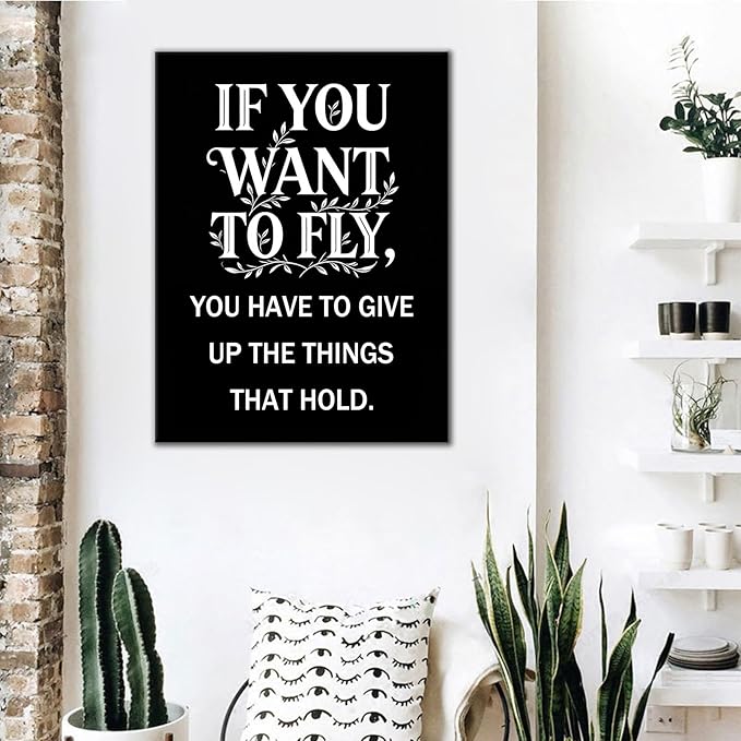 Inspirational Canvas Wall Art Office Decor Motivational Christ Quotes I Can Do All Things Discipline Poster Inspiring Painting Print for Modern Home Living Room Gym Stretched and Framed [18''Wx24''H]