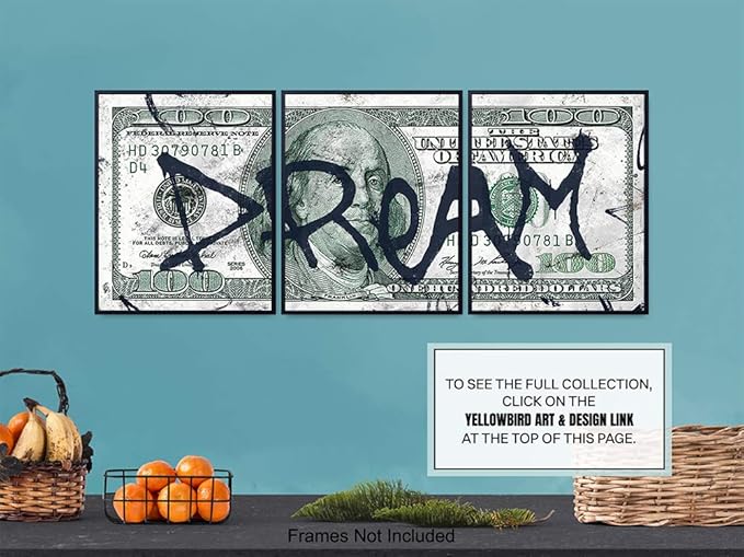 Motivational Wall Art - 8x10 Motivational Posters - Entrepreneur Wall Art - Office Decor - Home Office Decor - Graffiti - Entrepreneur Gifts