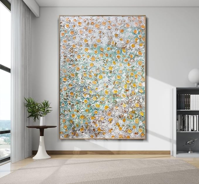 BrightA Green Grass Canvas Wall Art for Living Room Extra Large Wall Art Large Artwork for Living Room Large Wall Decor for Bedroom Office Wall Decor 67"x98.4"