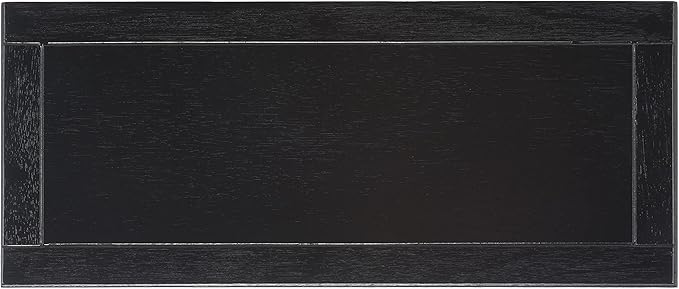 SAFAVIEH Home Collection – Maralah 5-Shelf Solid Wood Bookcase, Black, 25" Wide Storage Display Shelf, Fully Assembled (AMH6634D)