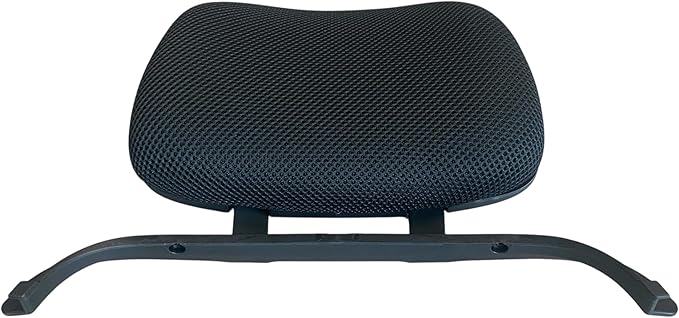 Steelcase Series 1 Headrest ONLY, Graphite Frame with 3D Microknit Fabric (Licorice)