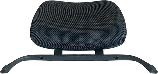 Steelcase Series 1 Headrest ONLY, Graphite Frame with 3D Microknit Fabric (Licorice)