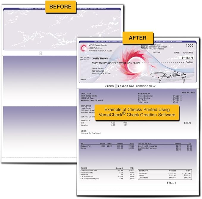 VersaCheck 2855 MXE MICR All-in-One Color Check Printer and VersaCheck Gold Check Printing Software Bundle