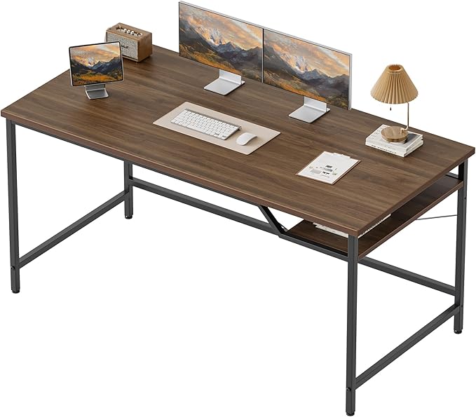 Mericonia 48 inch Computer Desk, Gaming Desk for Small Spaces, Modern Simple Style Table for Home Office, Study Student Writing Table