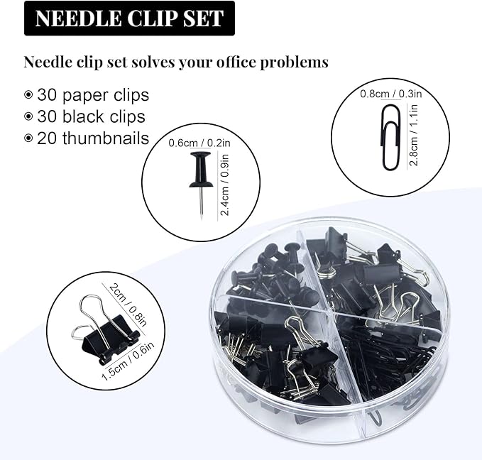 MultiBey Black Gold Acrylic Sticky Notes Holder Stapler and Tape Dispenser Cutter with Sticky Notes, 950 Staples & Tape, Staple Remover, Scissor, Ballpoint Pen, Paper Clips Set for Women Office Home
