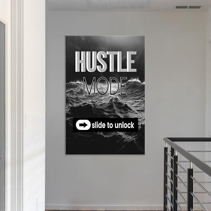 Inspirational Canvas Poster Print Wall Art Motivational Quotes Positive Affirmation Office Wall Decor Picture Painting Artwork for Modern Home Living Room Classroom School Ready to Hang [24''Wx36''H]