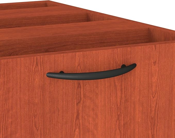 Alera Valencia Series 16 by 22 by 28-Inch 2 Box and 1 File Drawer Full Pedestal, Medium Cherry