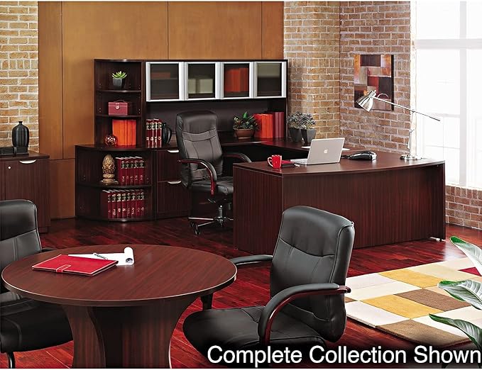 Alera VA532822MY Valencia Box/Box/File Full Pedestal, 15 5/8w X 20 1/2d X 28 1/2h, Mahogany