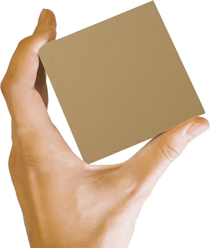 150 Brown Kraft Fiber 80# Cover Paper Sheets - 5" X 7" (5X7 Inches) Photo|Card|Frame Size - Rich Earthy Color with Natural Fibers - 80lb/pound Cardstock - Smooth Finish