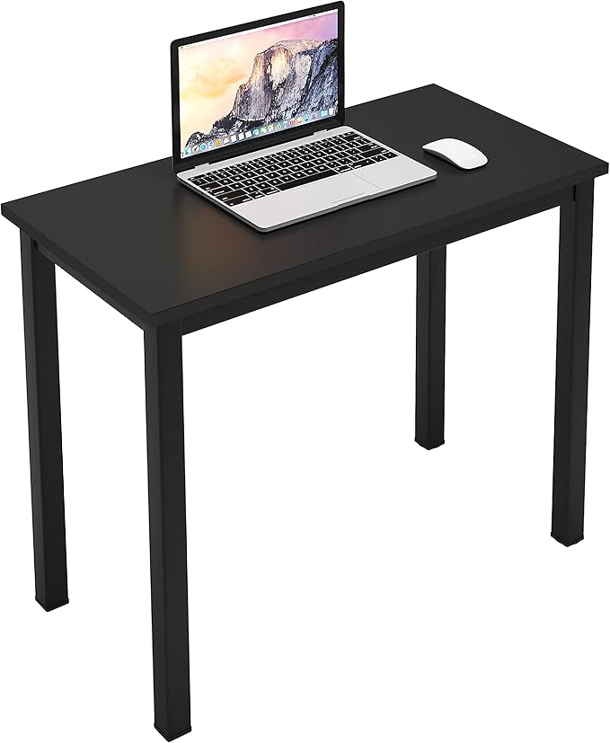 SogesHome 31.5inches Computer Desk PC Desk Office Desk Workstation for Home Office Use Writing Table, Black(31.5''Lx15.75''W)