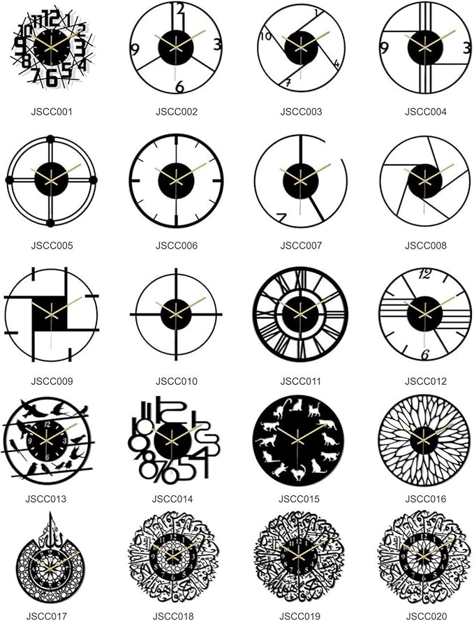 Wall Clock Accurate Timekeeping Wall Clock Not Ticking Battery Operated Wall Clock Minimalistic Wall Clock for Kitchen Offices Clock (Jscc006 A)