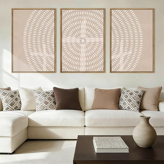 Framed Jesus Wall Art Christian Wall Decor Jesus Feeds The 5000 Canvas Wall Art Christian Paintings Easter Artwork for Living Room Bedroom Office 16x24 Inch Set of 3