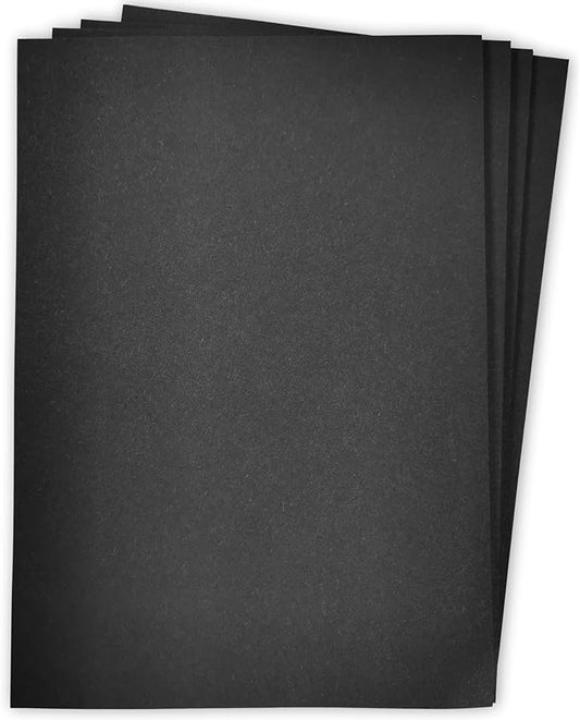 A2 Recycled Black Sugar Paper 100gsm 50 Sheets by BCreative ®