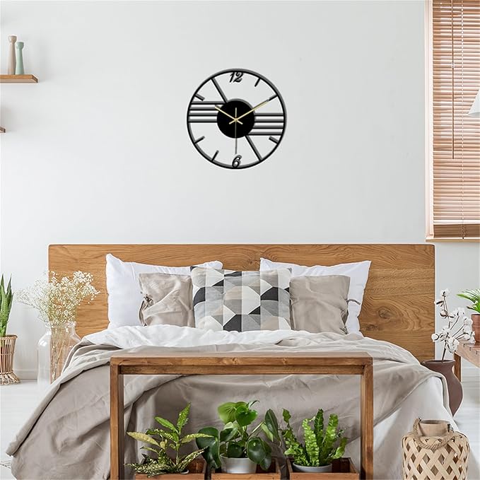 Wall Clock Accurate Timekeeping Wall Clock Not Ticking Battery Operated Wall Clock Minimalistic Wall Clock for Kitchen Offices Clock (Jscc020 A)