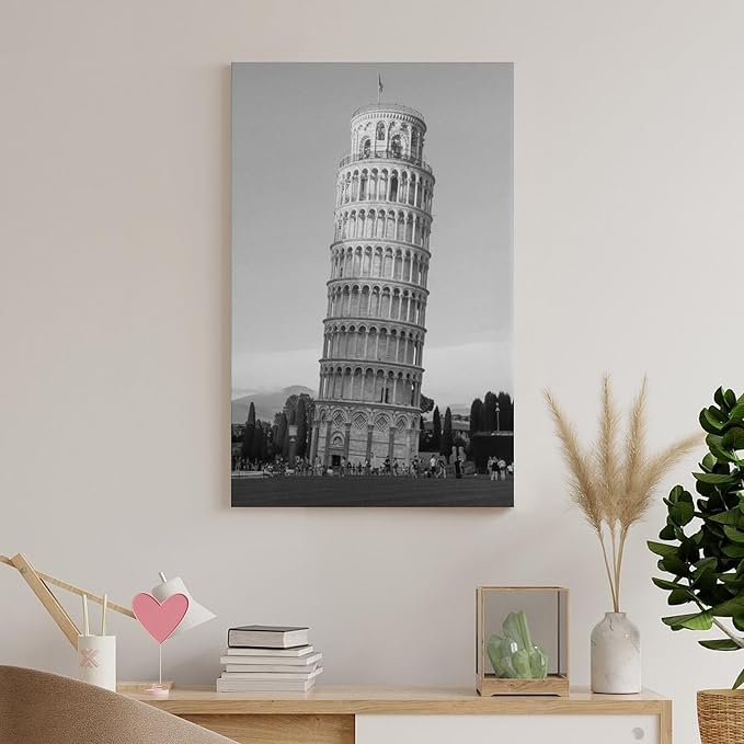 Poster Canvas Painting, Retro Architectural Art, Perfect for Decorating Rooms Or Offices. Unframe-style 20x30inch(50x75cm)