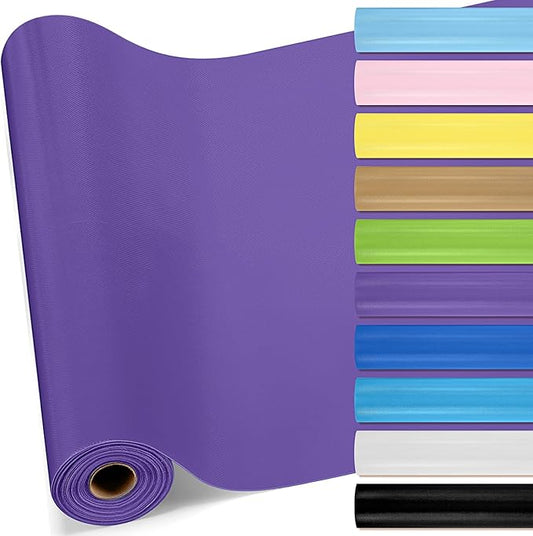 16 in x 40 Ft Fabric Bulletin Board Roll Classroom Non Woven Fabric Background Decorations Waterproof Wrinkle Resistant Bulletin Board for Back to School Wall Decor(Purple,Pure)