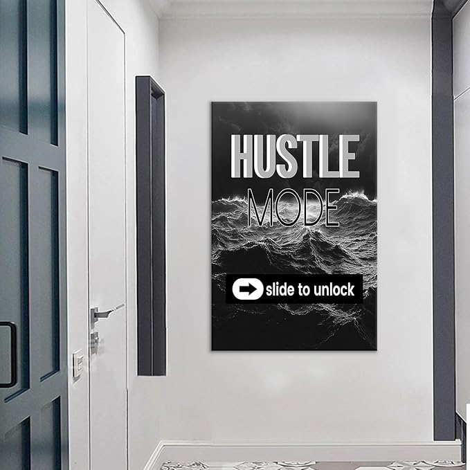 Inspirational Canvas Poster Print Wall Art Motivational Quotes Positive Affirmation Office Wall Decor Picture Painting Artwork for Modern Home Living Room Classroom School Ready to Hang [24''Wx36''H]