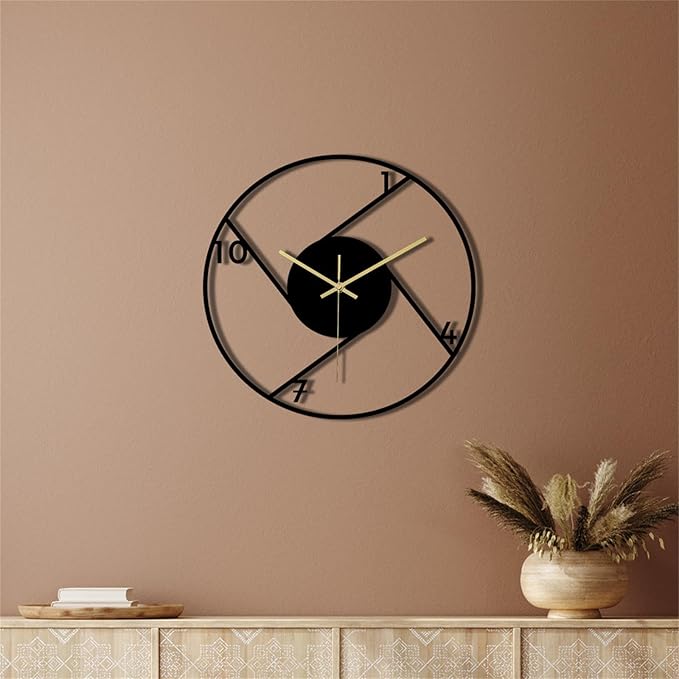 Wall Clock Accurate Timekeeping Wall Clock Not Ticking Battery Operated Wall Clock Minimalistic Wall Clock for Kitchen Offices Clock (Jscc008 A)