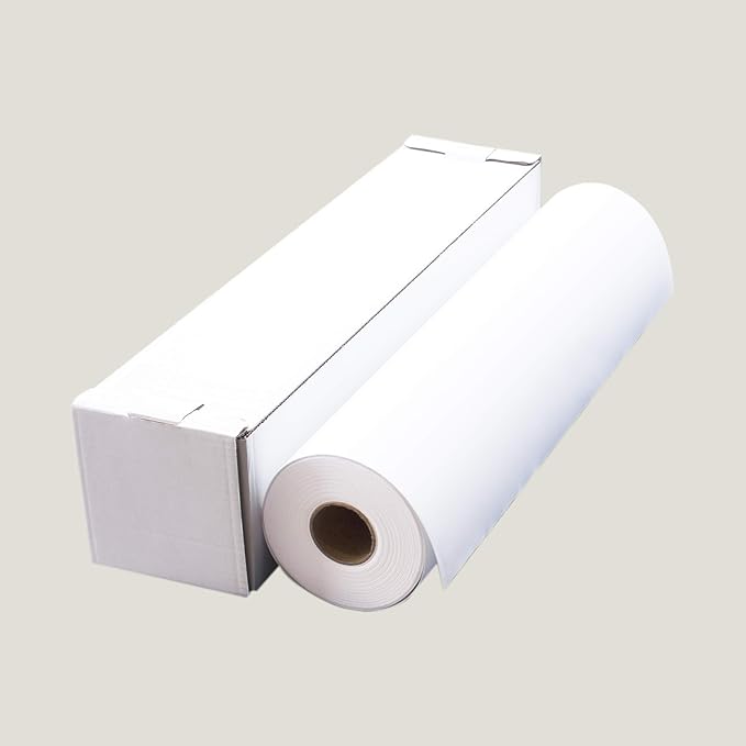 Premium Matte Poly-Cotton Canvas Roll, Waterproof Wide Format Inkjet Printer,Quick Dry, Canvas Printing Paper, Compatible with Epson Canon HP Plotter, Photography(44" x 66' 420GSM, 1 Roll)