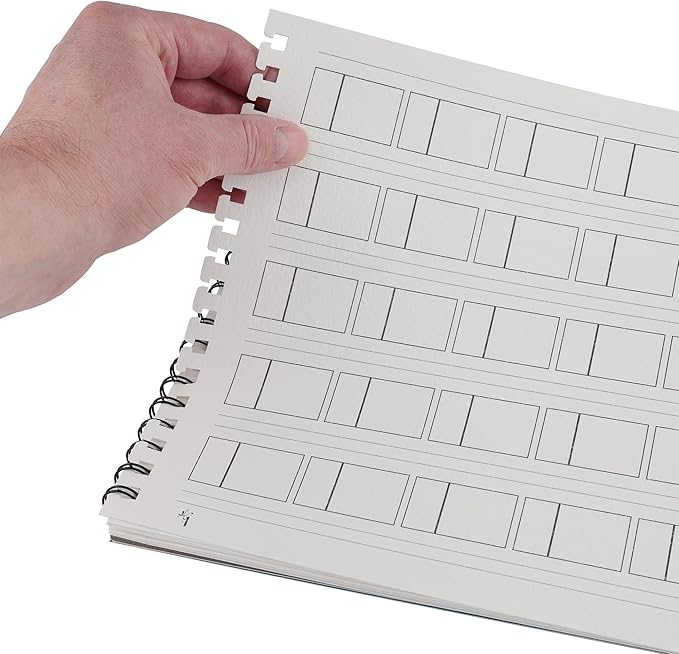 Painters Color Diary - 9x12, 140lb Spiral-Bound Acid-Free Color Swatch Book with 10 Pages for Watercolor & Mixed Media - Single