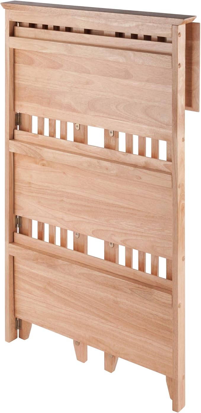 Winsome Mission Beech Wood 4-Tier Shelf, Natural