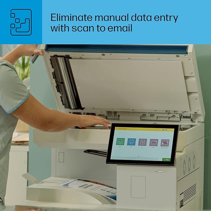 HP Color Laserjet Enterprise 8801dn Multifunction Printer, Scanner, Copier, Duplex, Best for Office (9S184A)