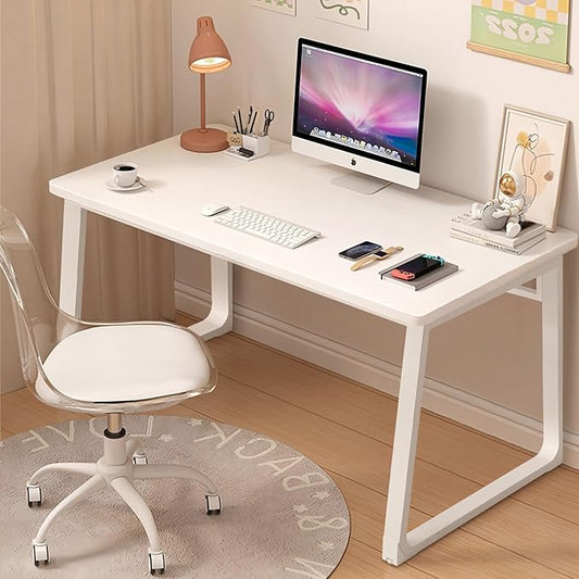 Computer Desk Modern Simple Style Desk for Home Office, 55 inch Small Writing Table or Bedroom