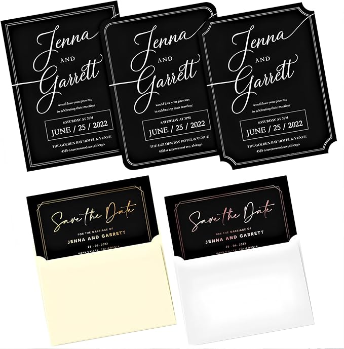 50 Sheets 148lb Black Cardstock, 8.5" x 11", Extra Heavy Duty Black Paper for Card Base DIY Craft Card Making, 148LB Cover 400 GSM