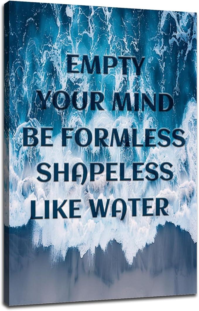 Motivational Canvas Wall Art for Office Positive Quotes Poster Print Artwork Inspirational Decor for Home Bedroom Livingroom Office Gym Wall Decoration Ready to Hang [12''Wx18''H]