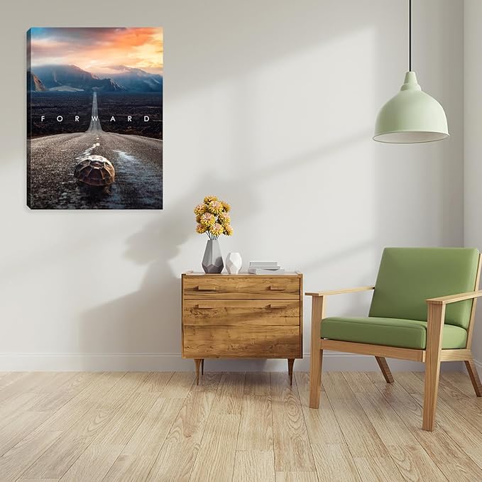 Inspirational Office Wall Decor Motivational Wall Art Canvas Art Wall Painting Picture for Bedroom Living Room Decor Poster Prints Decorations Positive Office Decor Framed Artwork 24"x36"