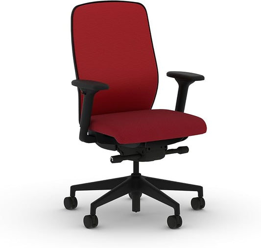 HON Nucleus Task Chair, Spectrum Mesh, Advanced Synchro-Tilt Control, Office Chair with Lumbar Support, Height and Width Adjustable Arms, Black Frame, Bullseye
