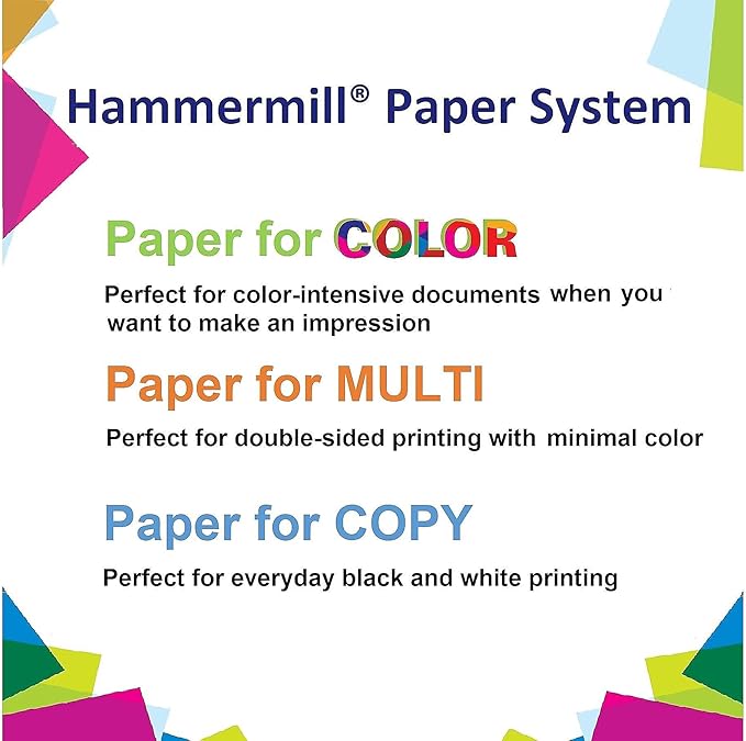 Hammermill Colored Paper, 20 lb Ivory Printer Paper, 11 x 17 - Made in the USA, Pastel Paper, 102194R-1 Ream (500 Sheets)