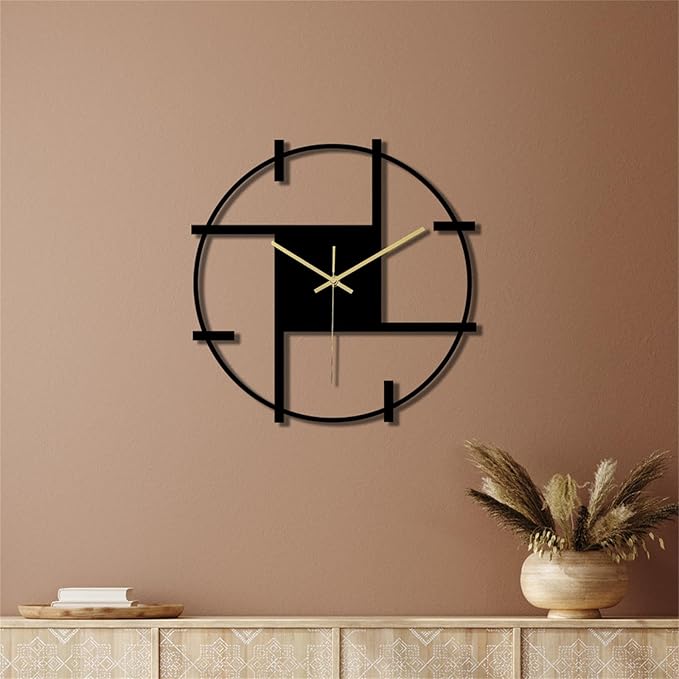 Wall Clock Accurate Timekeeping Wall Clock Not Ticking Battery Operated Wall Clock Minimalistic Wall Clock for Kitchen Offices Clock (Jscc017 A)