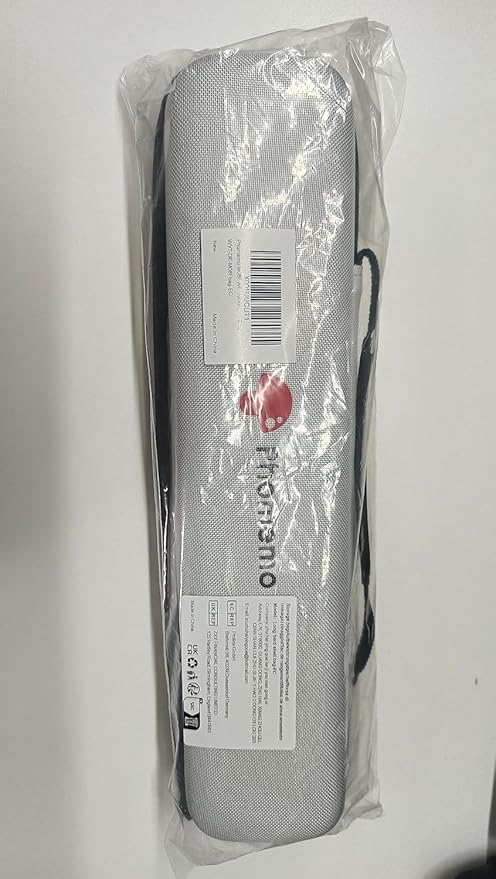 Phomemo 2025 New Version M08F Printer White Bag, M08F Portable Bag Lightweight for Travel, Compatible with HPRT MT800/MT800Q, M08F/M08E/P831/TP81, A886/A887, Portable Thermal Printers (Box Only)