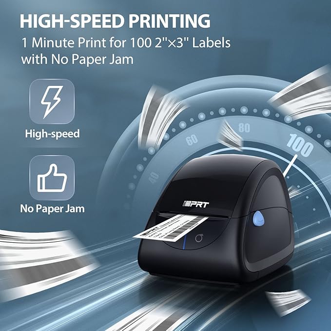 iDPRT Thermal Label Maker - SP310 Label Printer Label Maker SP320E for Barcode, Address, Filling and Storing for Home, Office&Small Business