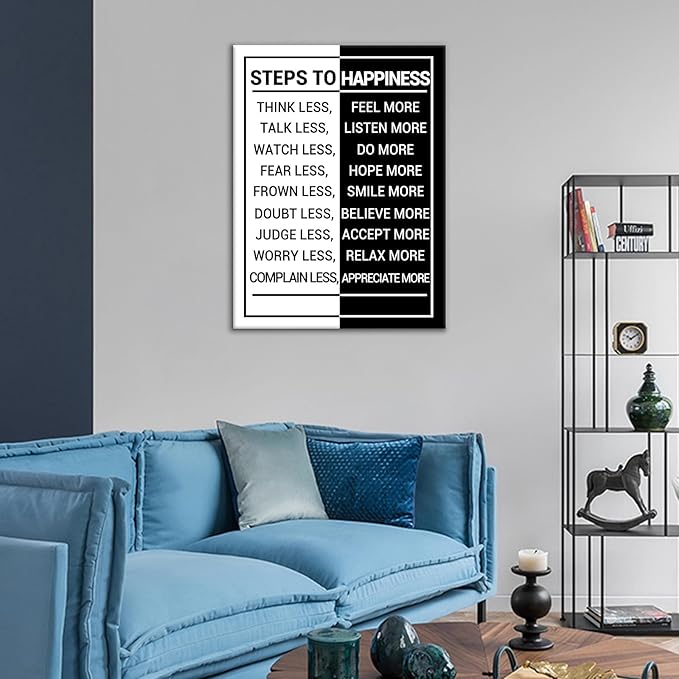 Inspirational Canvas Wall Art Office Decor Picture Painting Motivational Entrepreneur Quotes Poster Print Artwork for Modern Home Workplace Gym Bedroom Classroom Stretched and Framed [18''Wx24''H]