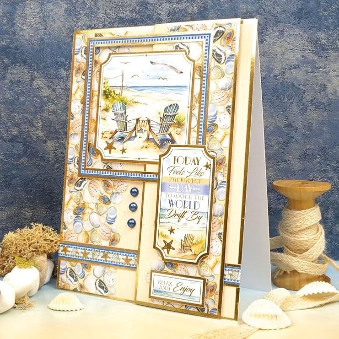 Hunkydory - Deluxe Craft Pad - Card Making Collection (Nautical Moments)