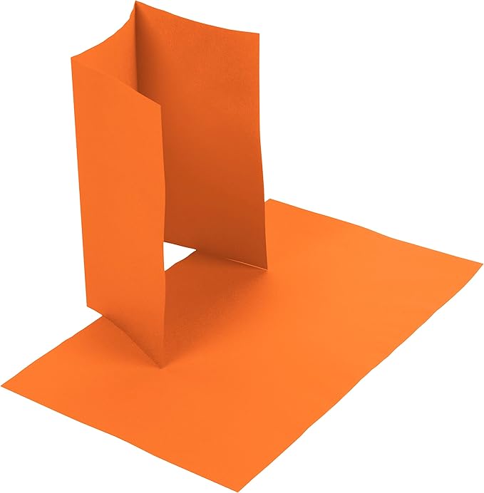 JAM PAPER Legal Colored 24lb Paper - 90 gsm - 8.5 x 14 - Orange Recycled - 100 Sheets/Pack