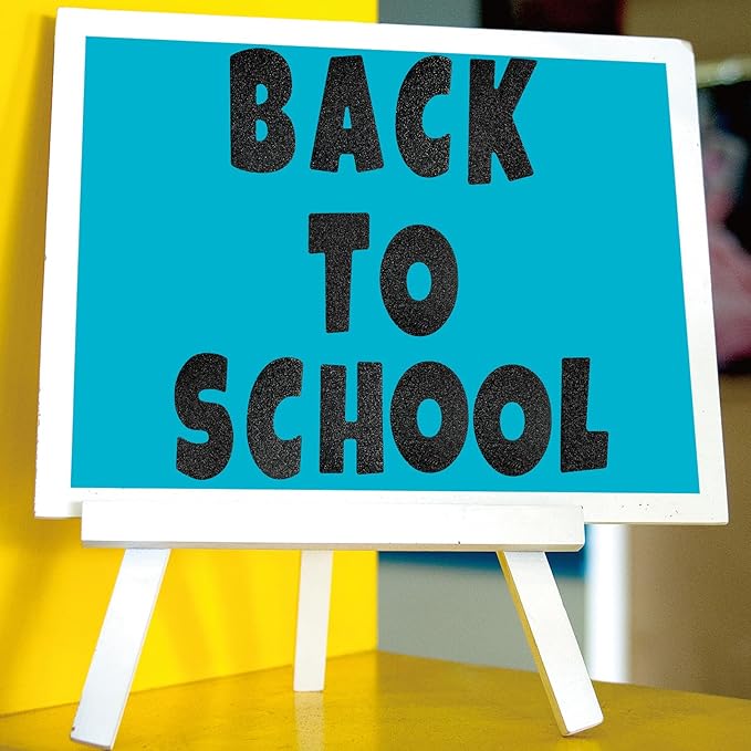 Glitter Bulletin Board Letters for Classroom Alphabet Poster Board Letters for Bulletin Board Display Home School Classroom Decor(Black,4 Inch)