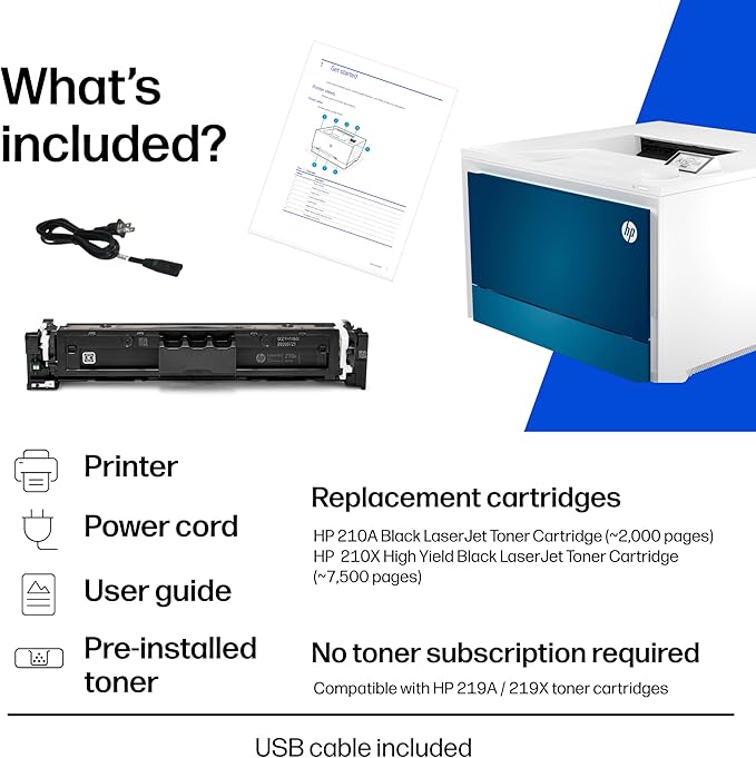 HP Color LaserJet Pro 4201dw Wireless Color Laser Printer, Best-for-Office (4RA86F)