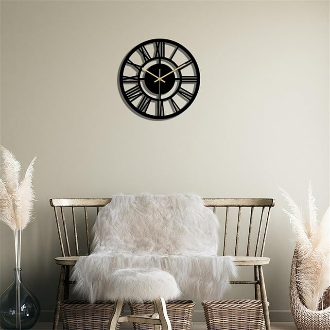 Wall Clock Accurate Timekeeping Wall Clock Not Ticking Battery Operated Wall Clock Minimalistic Wall Clock for Kitchen Offices Clock (Jscc017 A)