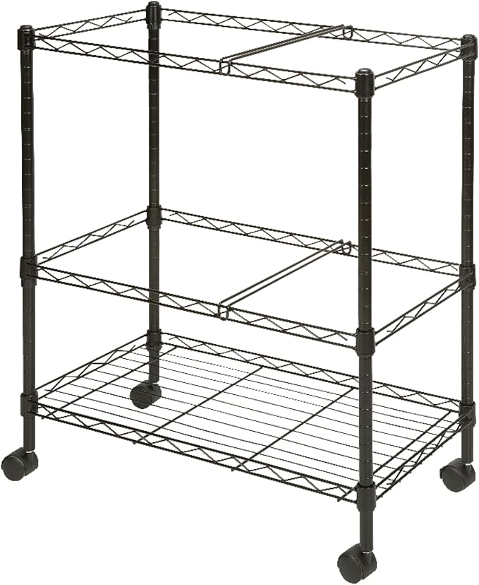 Lorell LLR45650 Mobile Wire File Cart